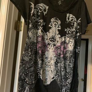 Super cute black cross shirt